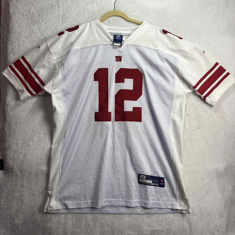 Steve Smith #12 New York Giants NFL Reebok Authentic Jersey Sz 52